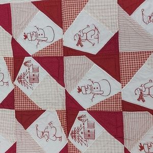 Snowman Winter Holiday Quilt